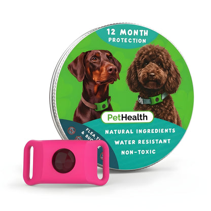 PetHealth™ Pakabukas Nuo Erkių ir Blusų Šunims - 12 Mėnesių Apsauga