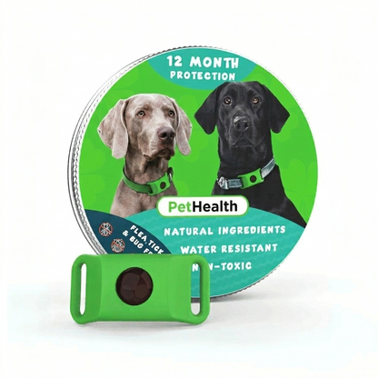 PetHealth™ Pakabukas Nuo Erkių ir Blusų Šunims - 12 Mėnesių Apsauga